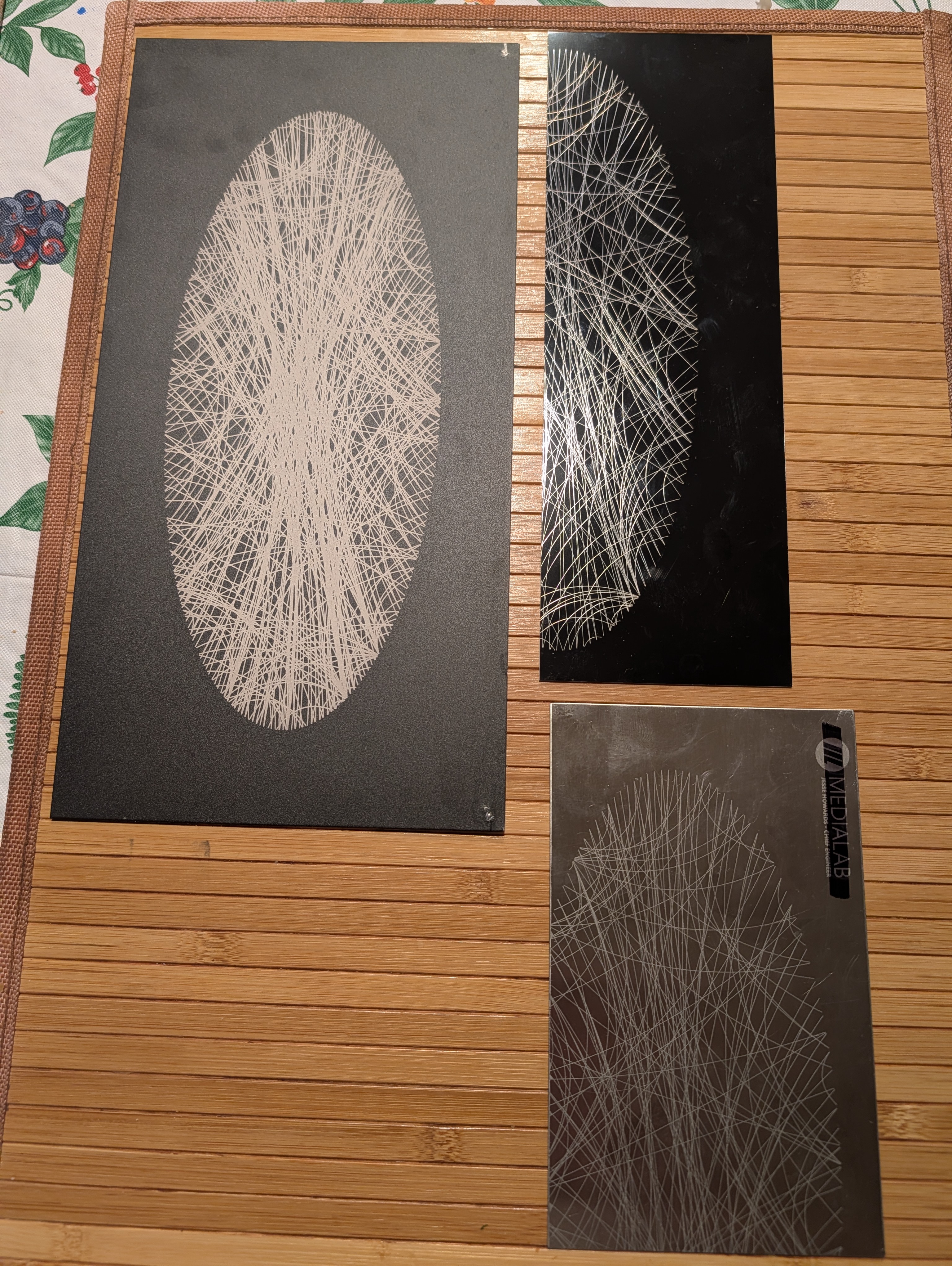 Buddy pet memorial material samples