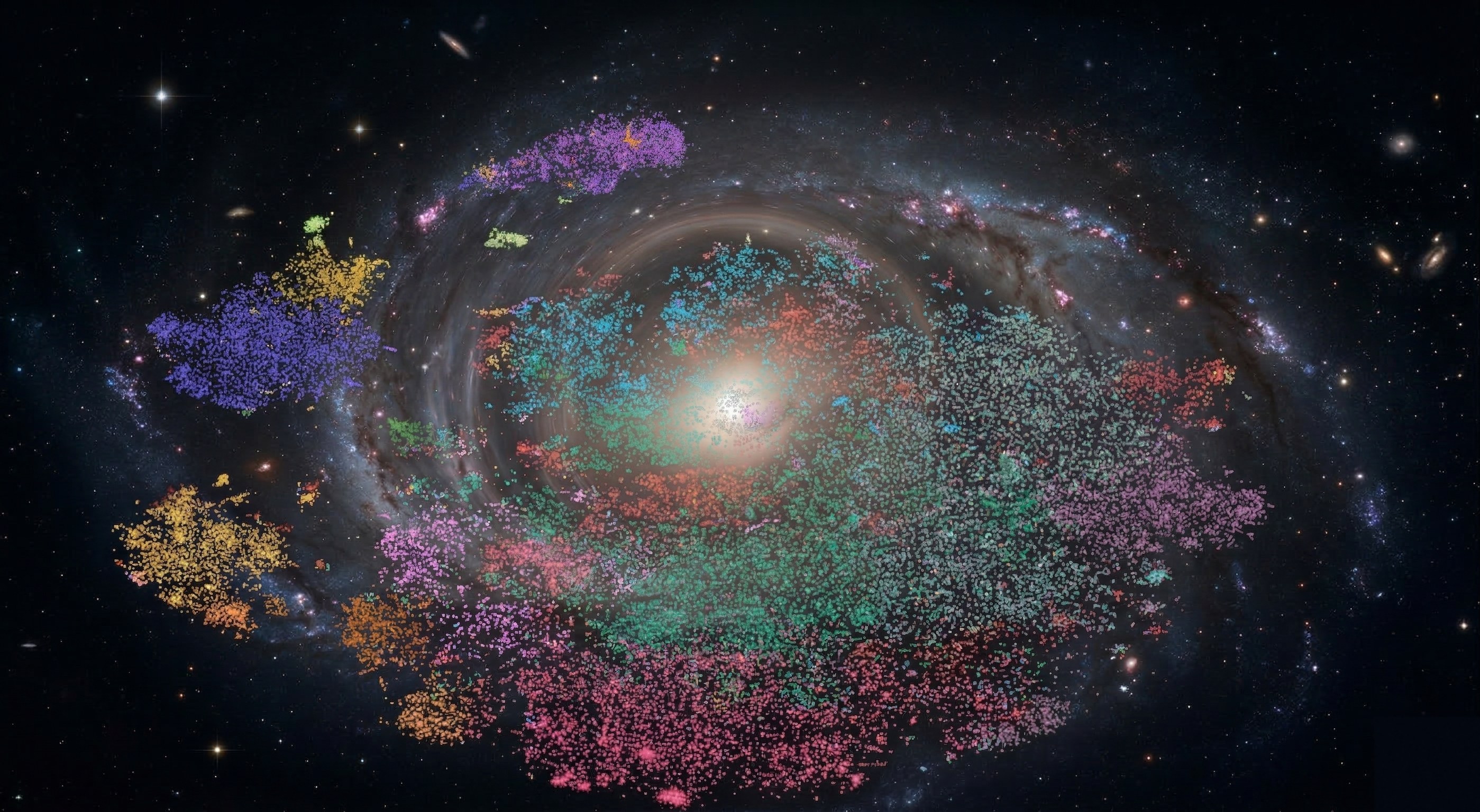 Cognitive galaxy map